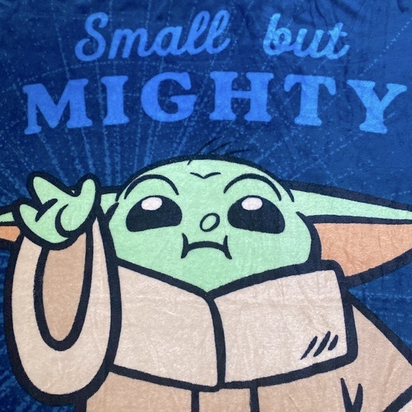 Star Wars Baby Yoda The Mandalorian child super soft plush throw blanket - Picture 5 of 12
